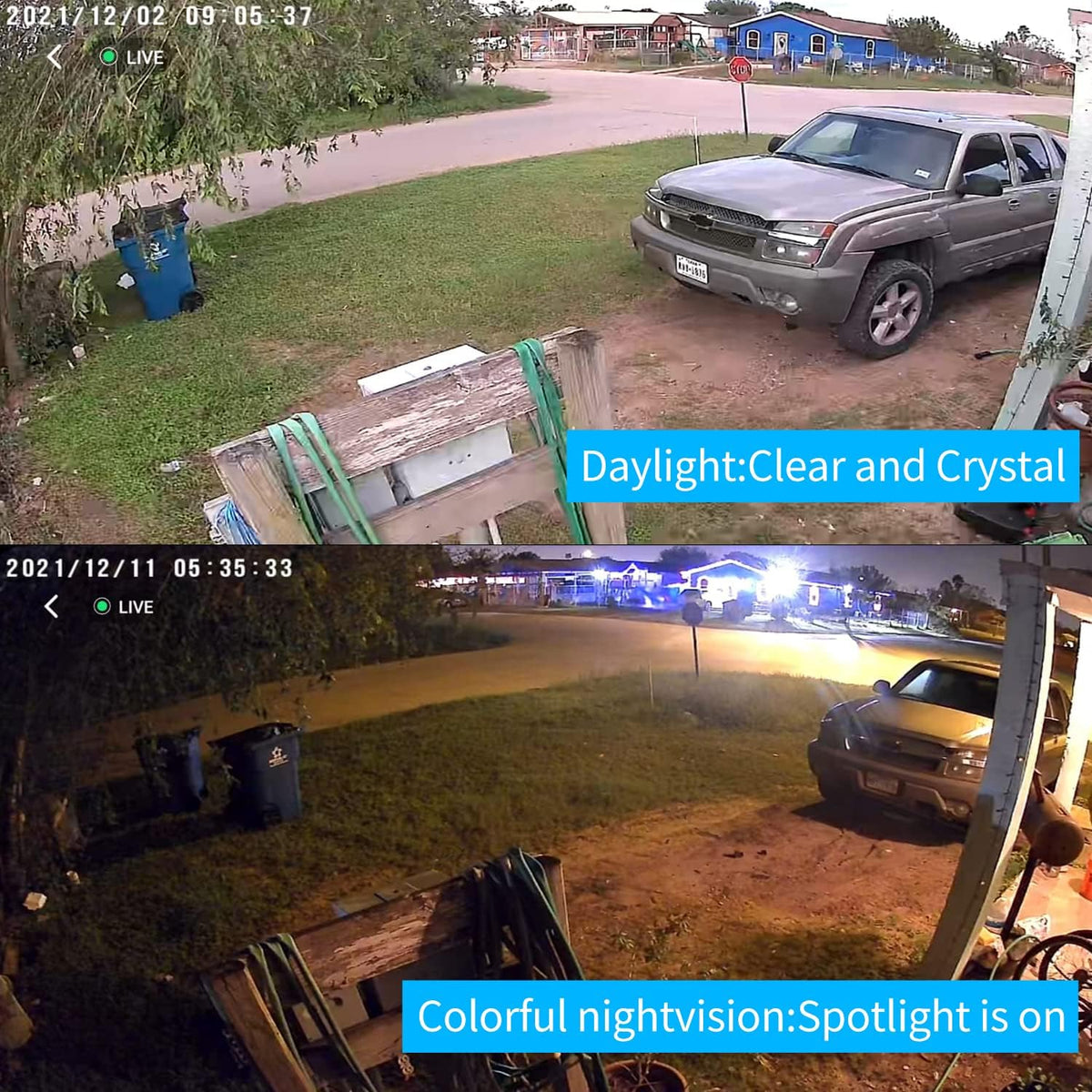 Wireless Solar Outdoor Security WiFi Camera with 360 View and IP65 Waterproof Q9155