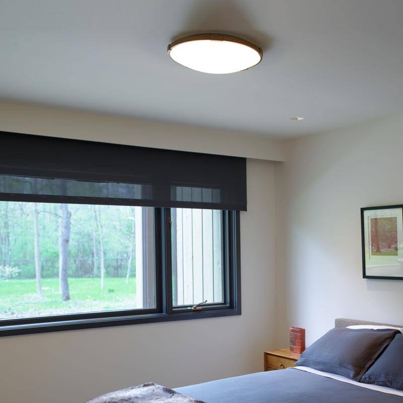 Satin Nickel LED Flush Mount T4976