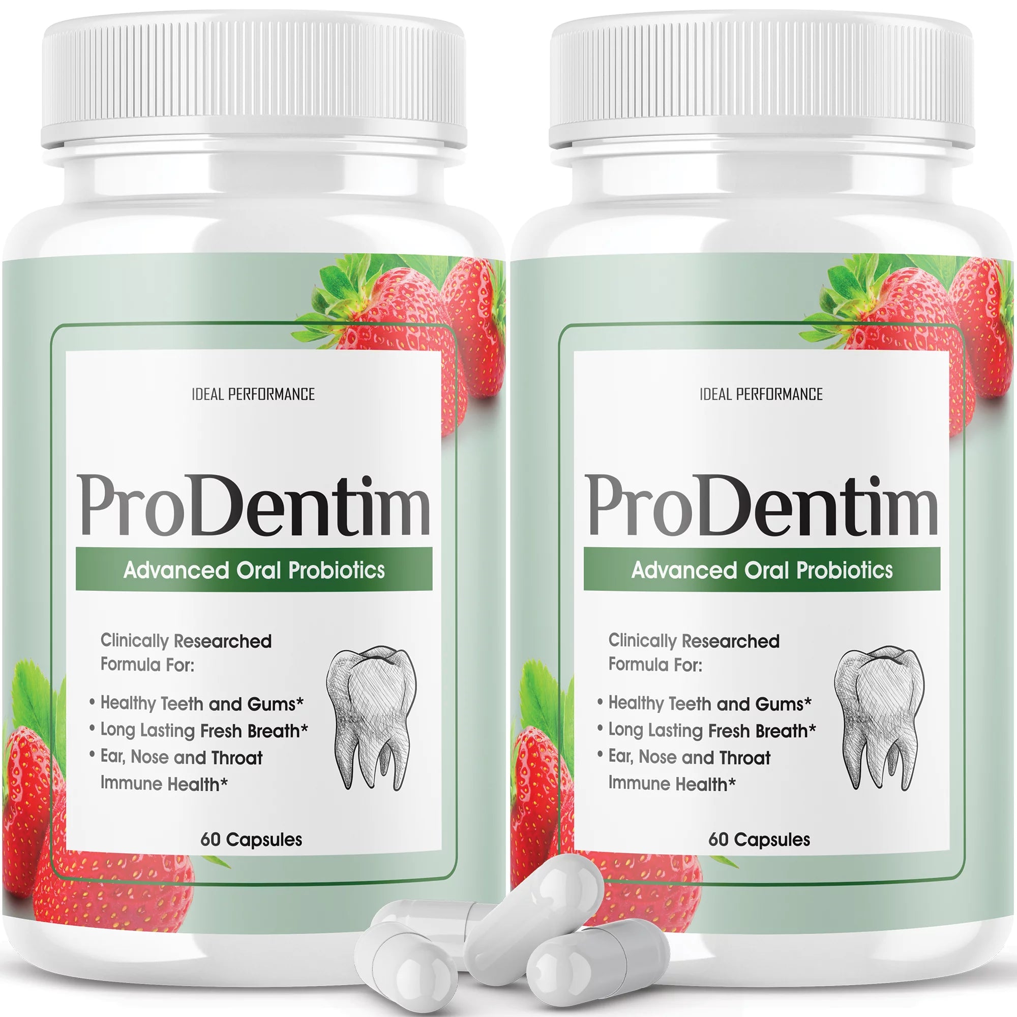 (2 Pack) Dental Supplement Pills (60 Capsules) Y1090