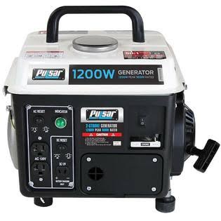 1200-Watt Quiet Portable Gas Powered Generator P387