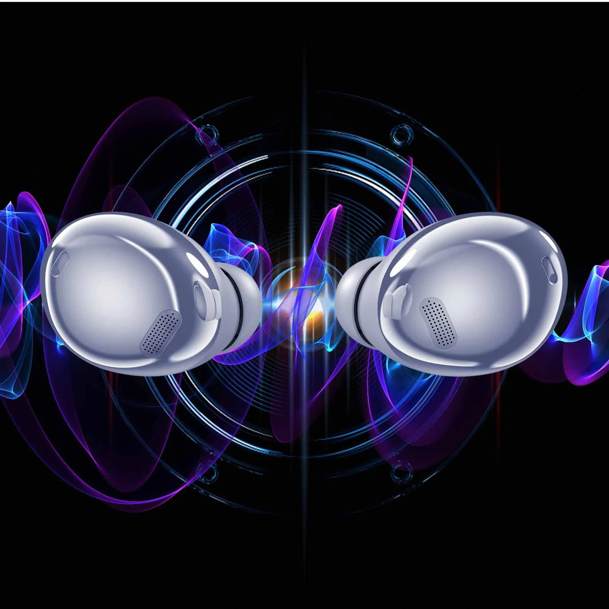Amethyst Purple True Wireless Bluetooth Earbuds with Charging Case V7108