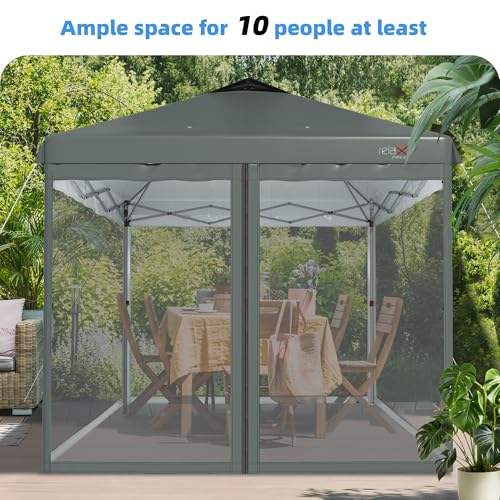 10x10 Pop Up Canopy Tent with Mosquito Netting X4666