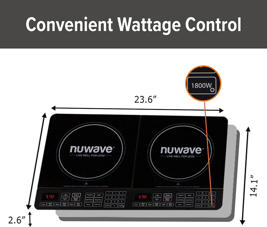 Double Induction Cooktop with 2 Heating Coils N670870