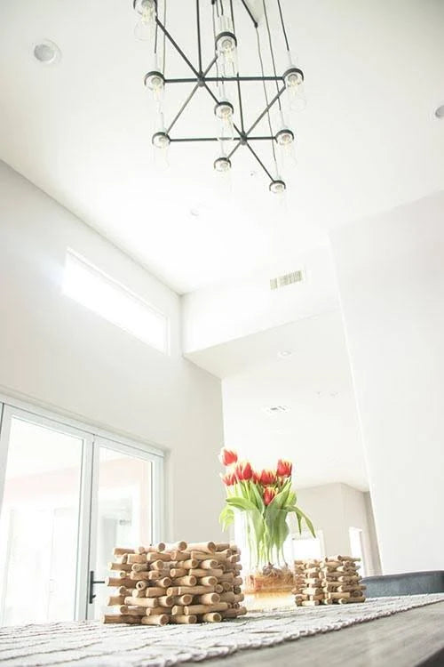 9 Light Linear Iron H9646
