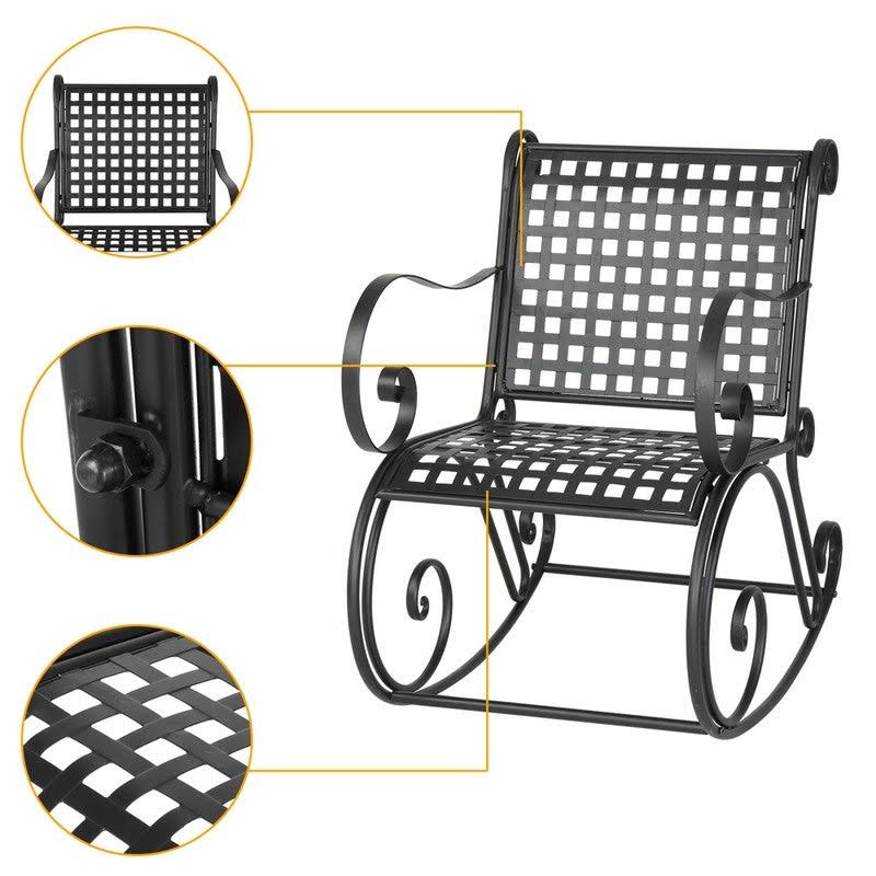 Iron Rocking Chair L2110
