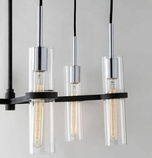 9 Light Linear Iron H9646