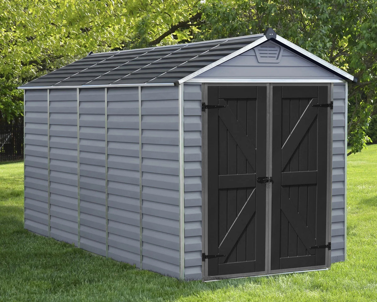 6' x 12' Polycarbonate Aluminum Storage Shed M735