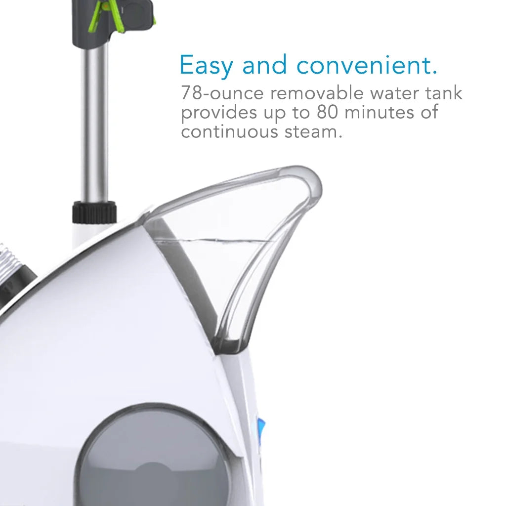 White Full-Size Garment Steamer E3696