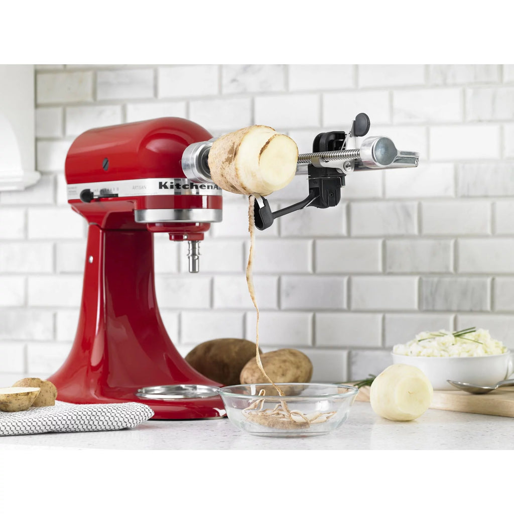 Silver Spiralizer Attachment with Peel, Core and Slice O307