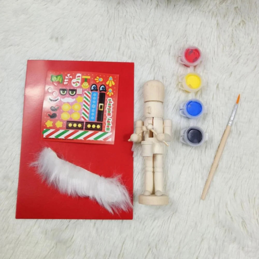 Unfinished Wooden Nutcracker Blank Doll K17074