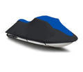 BLACK / BLUE HEAVY-DUTY 600 DENIER Jet Ski PWC Cover O19387