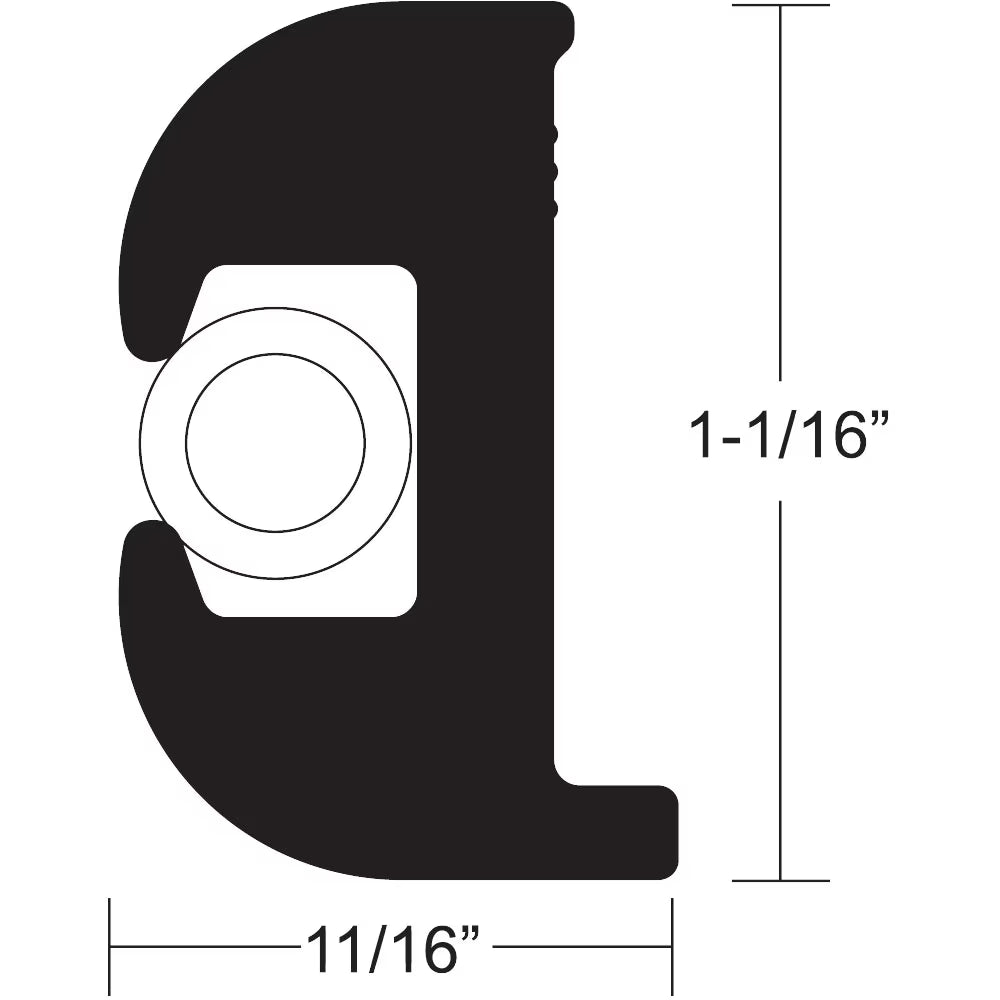 Flexible Rub Rail Kit Black Q401