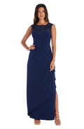 Sleeveless Sequin Gown L7332
