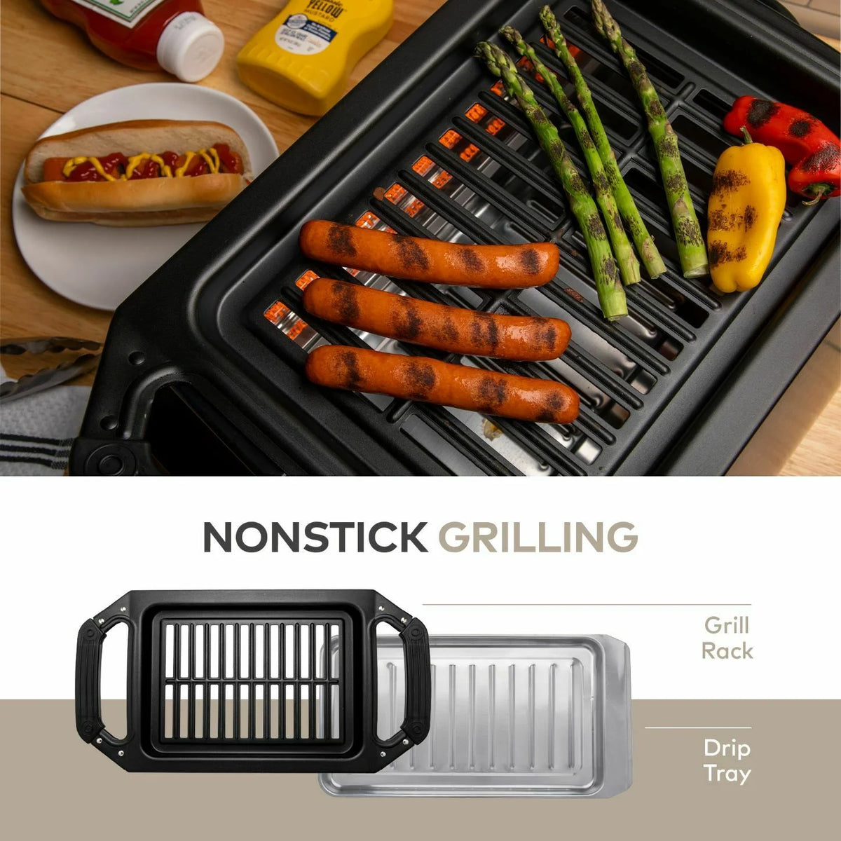 Indoor Tabletop Smokeless Infrared Grill V551