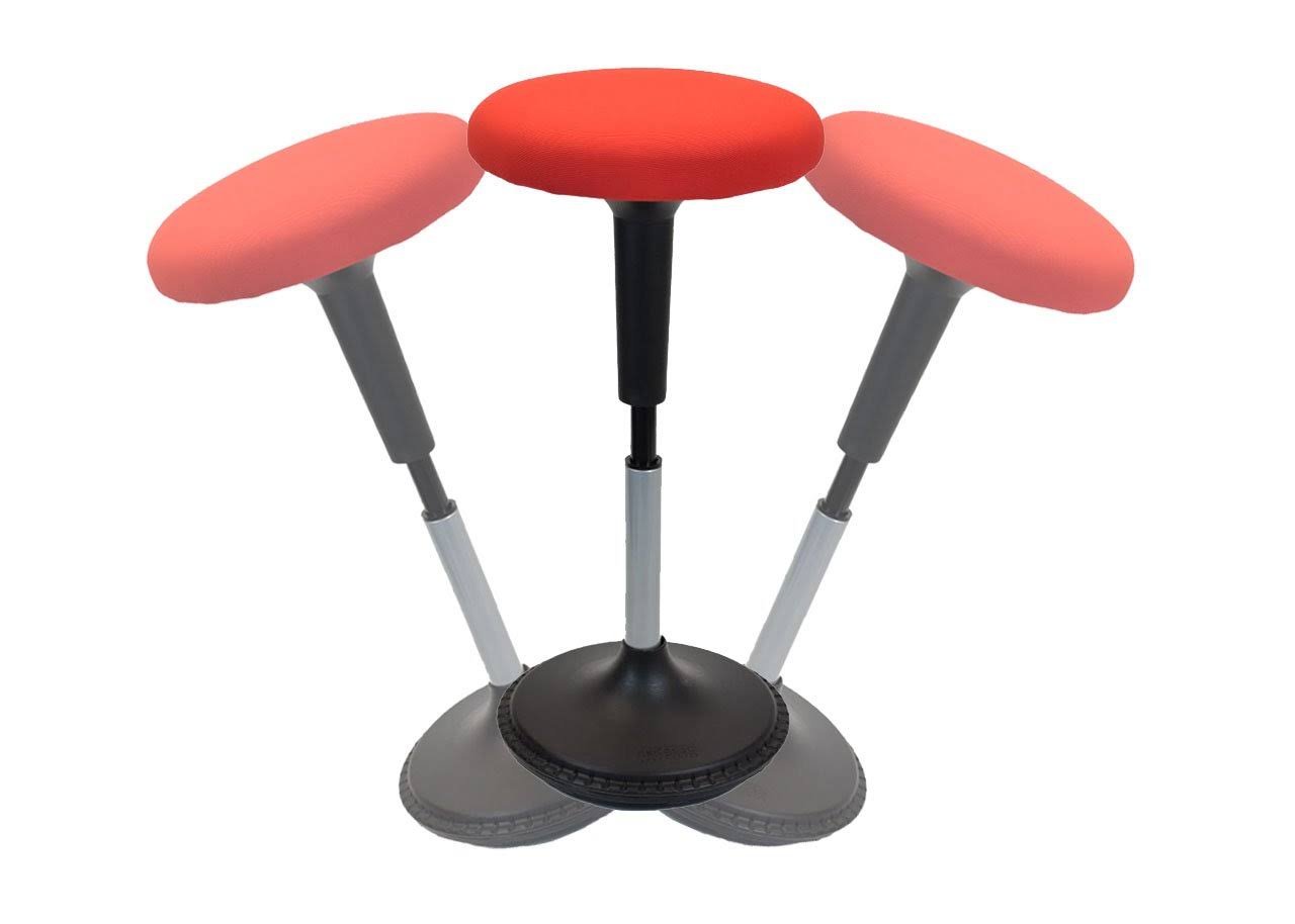 Wobble Stool 2, Tall Adjustable Height Active Sitting Office Chair Swivel Stool O868
