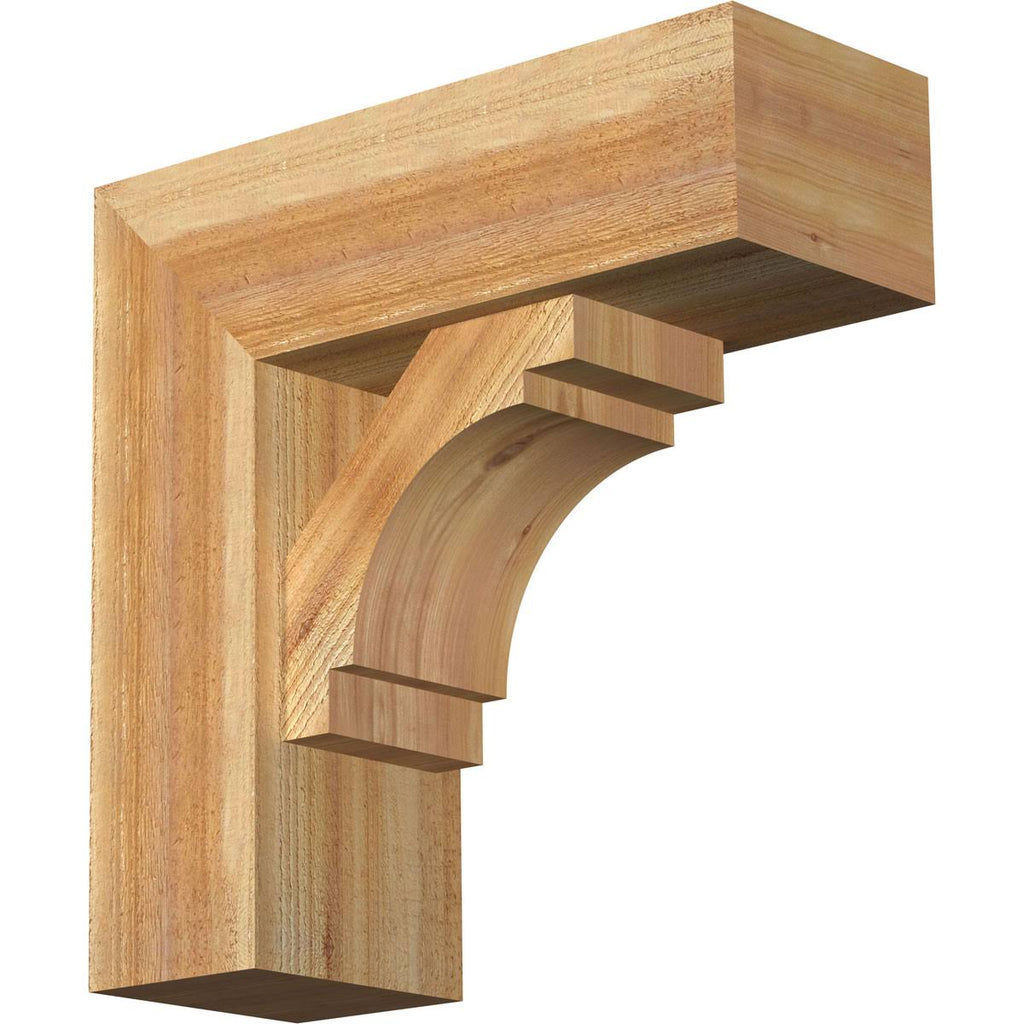 8x22W x 22x22D x 22x22H Western Red Cedar Bracket M44022