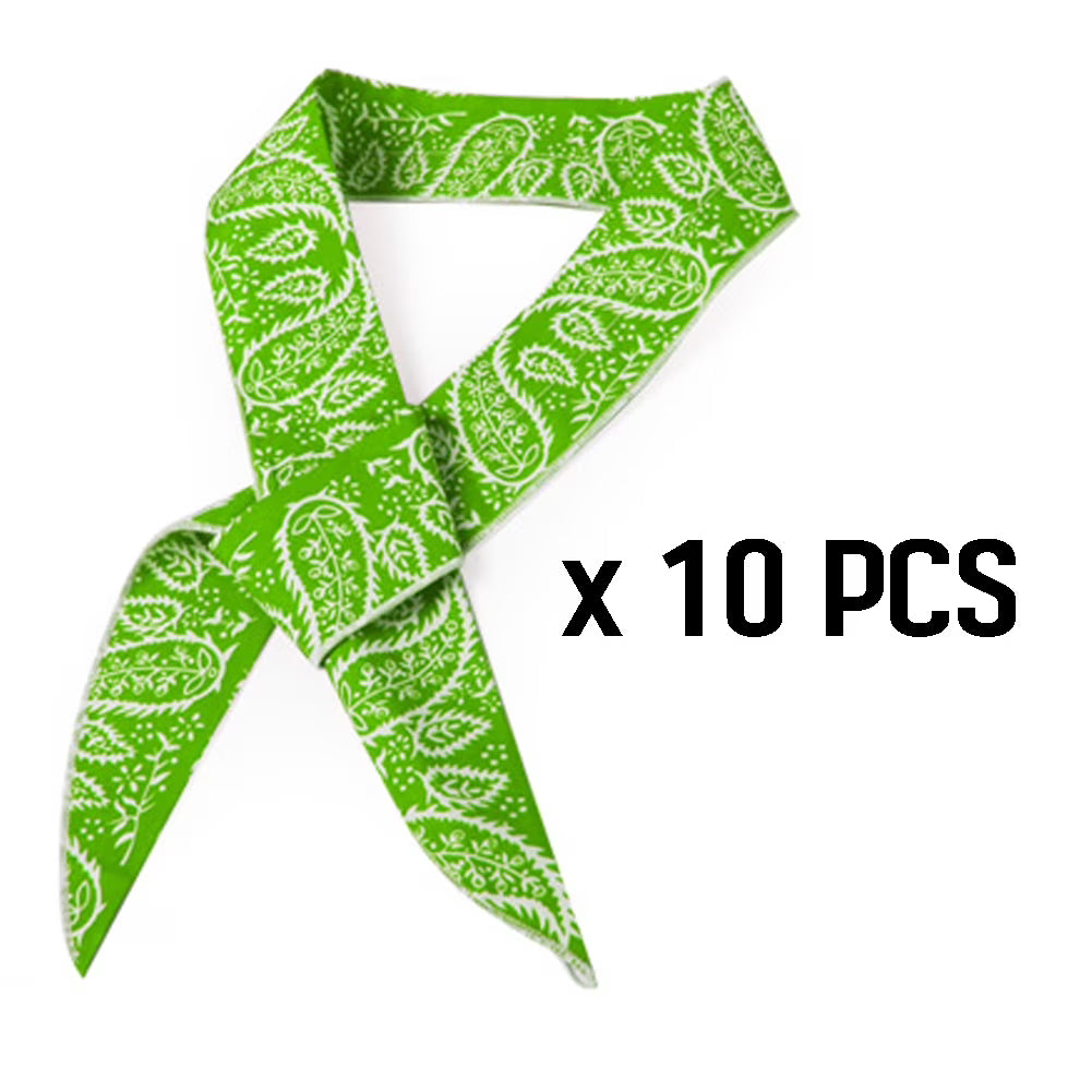 10 Pcs Cooling Neck Wrap (Green) Z996