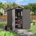 4 x 6 FT White Plastic Resin Shed I890768