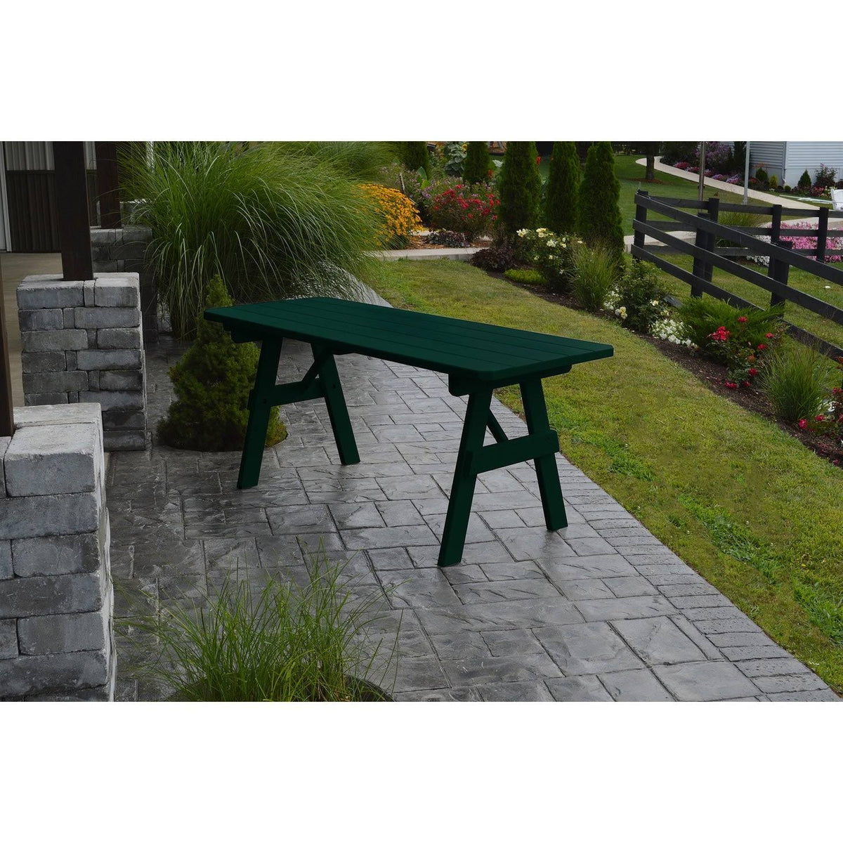 Dark Green Pine Picnic Table L224773