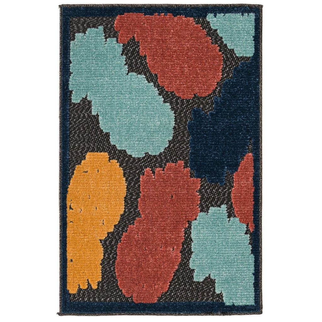 White Round Area Rug X71320