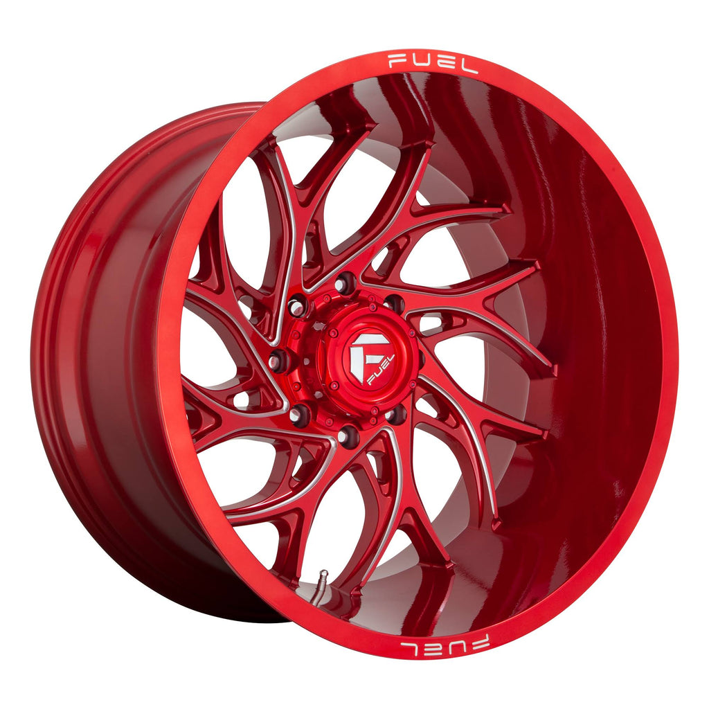 Candy Red Milled 24x12 8x6.5 -44mm Wheel W705455