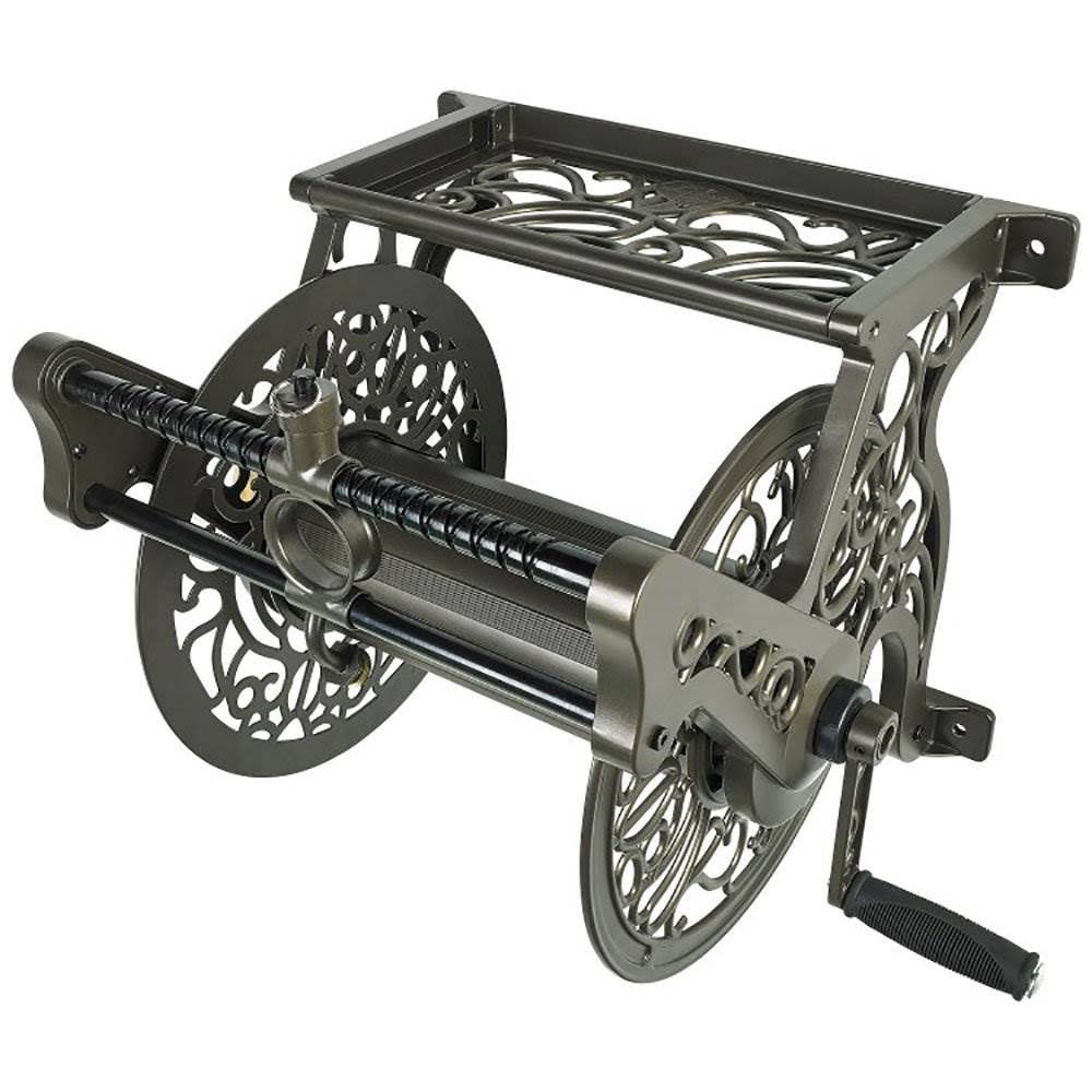 125& Wall Mounted Aluminum Hose Reel (2 Pack) N38606