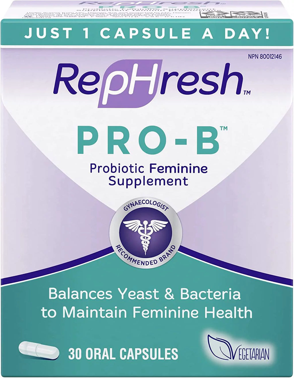 Probiotic Feminine Supplement, 30 ct F917