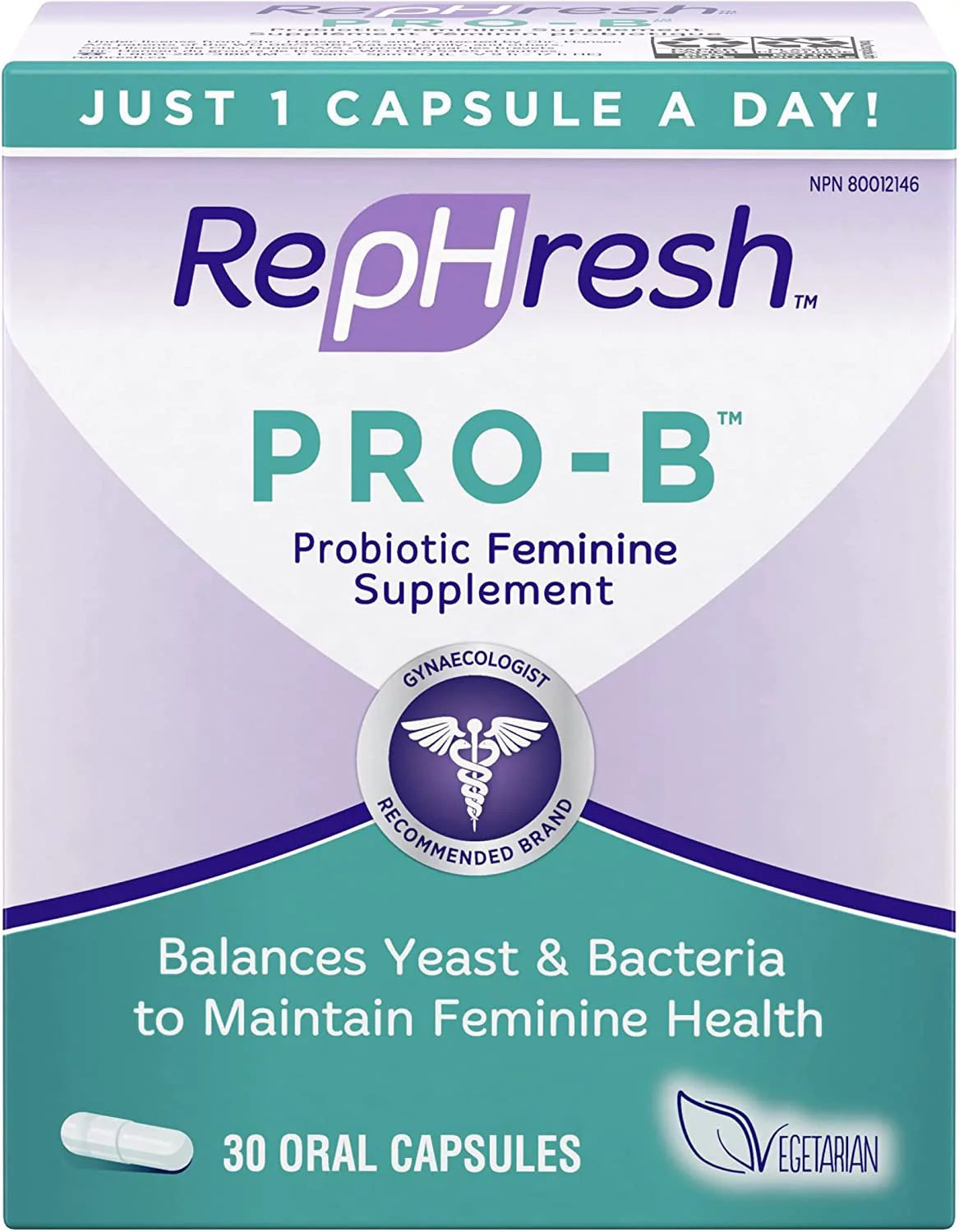 Probiotic Feminine Supplement, 30 ct F917
