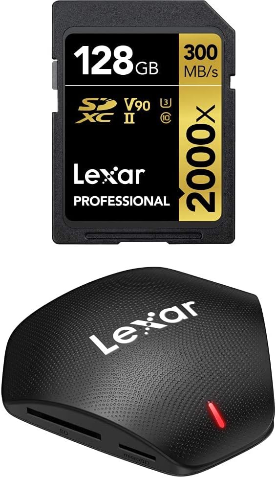 128GB SDXC UHS-II Card, Up To 300MB/s Read G427