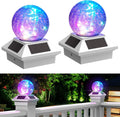 Solar Waterproof Post Cap Light for 4x4 Wood, 4 Pack T562785