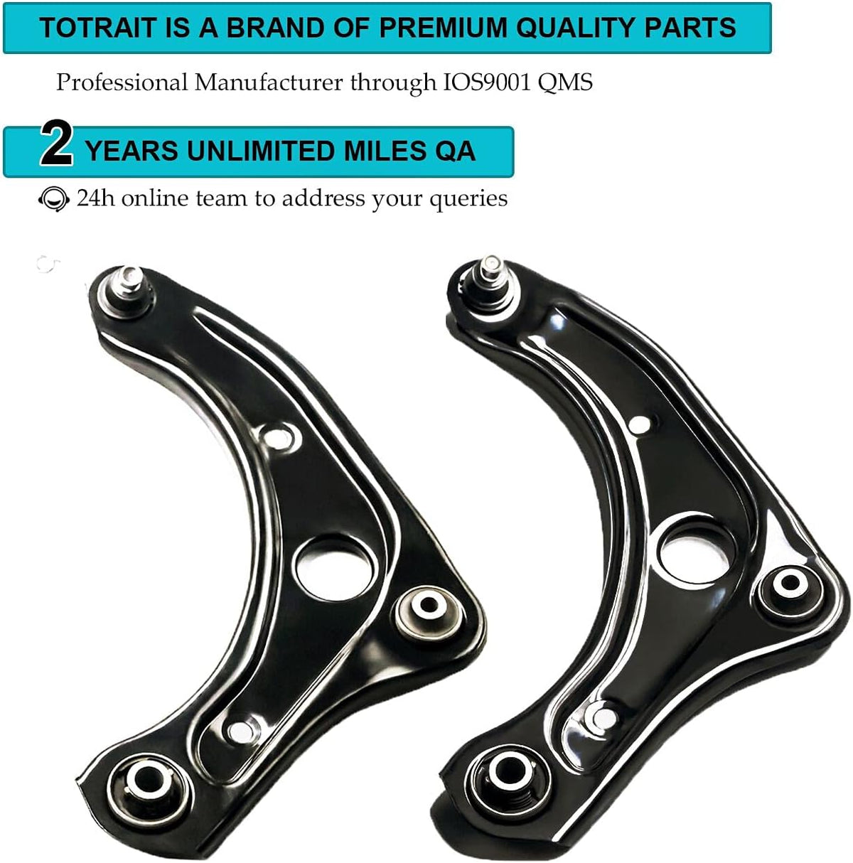 Front Lower Control Arm and Ball Joint for 2012-2017 Nissan Versa B387