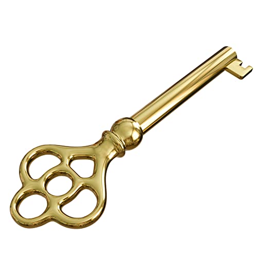 Hollow Barrel Brass Plated Replacement Skeleton Key (Pack of 1) T445218
