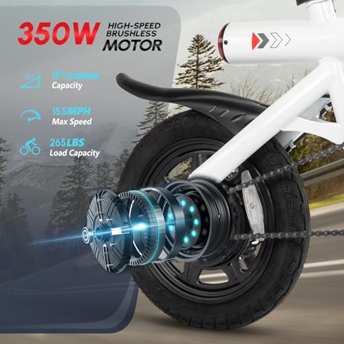 14" Folding Electric Bike 350W Motor 36V 6AH Battery M987
