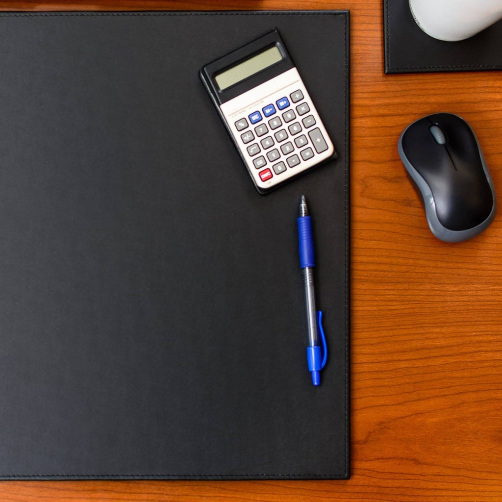 Black Leatherette Conference Table Pad J580305