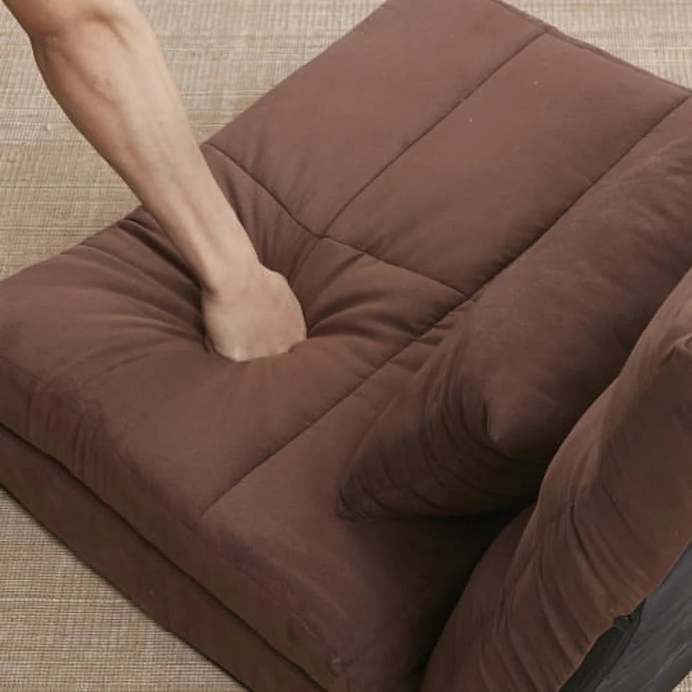 Triple Fold Down Sofa Bed with One Pillow, 5 Reclining Position R147309