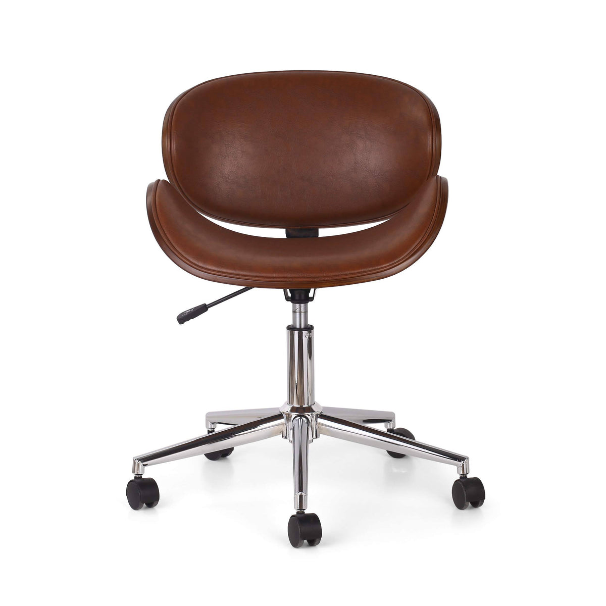 Cognac Brown Armless Office Chair J304832