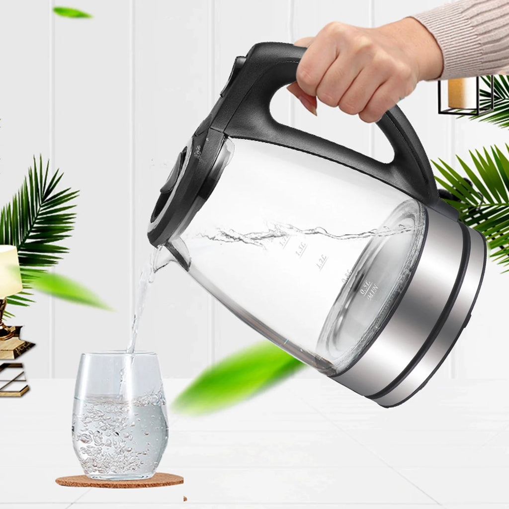1.7L 1500W Glass Electric Kettle with Auto Shut-Off Z668