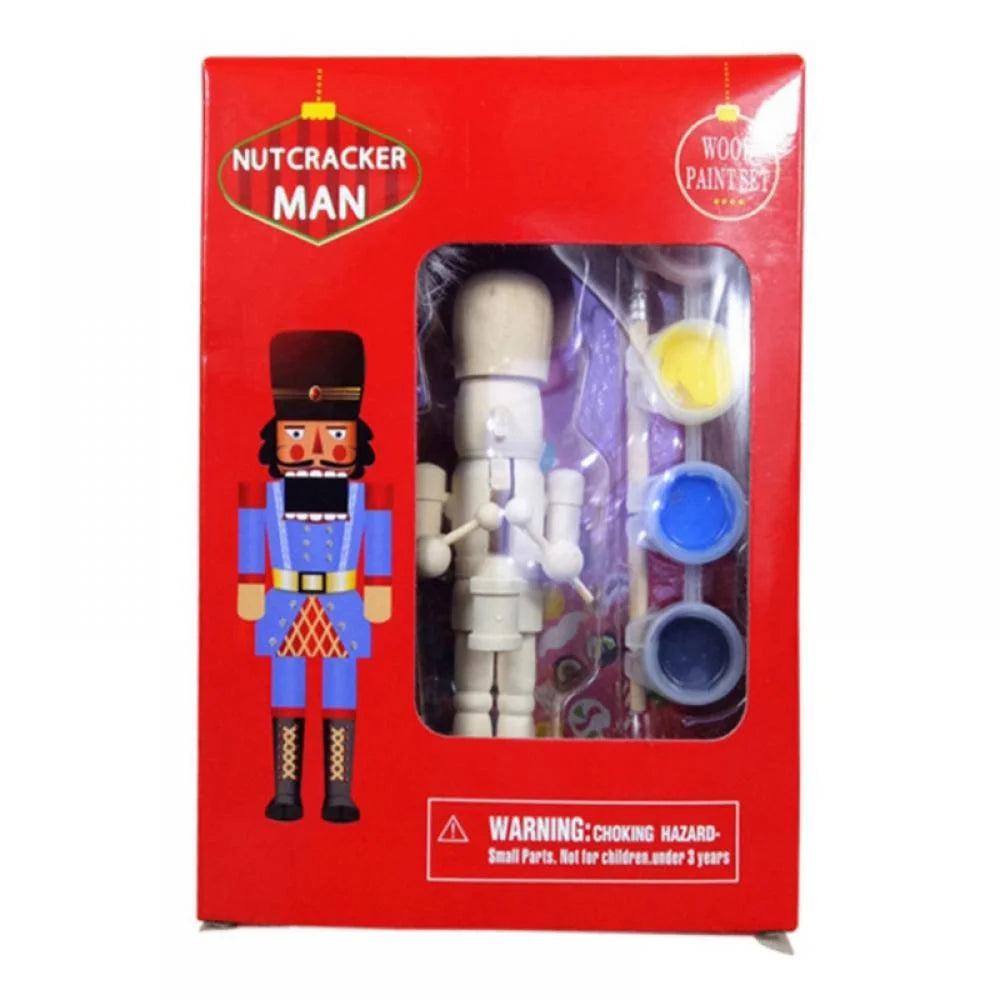 Unfinished Wooden Nutcracker Blank Doll K17074