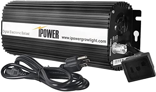 600 Watt HPS MH Digital Dimmable Grow Light System with Air Cooled Reflector Hood Set U123