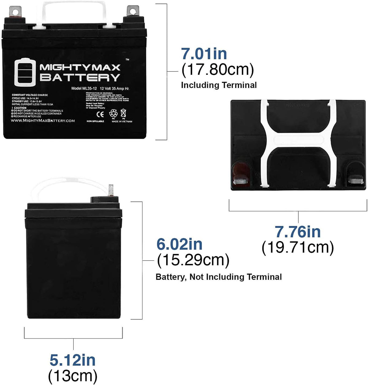 12 Volt 35 AH SLA Battery Pack of 2 C395052