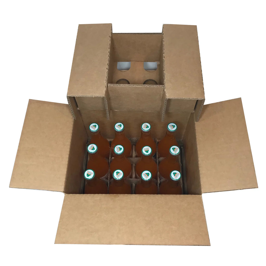 12.5 fl. oz. Glass Bottle Mandarin Soda 12-Pack X411