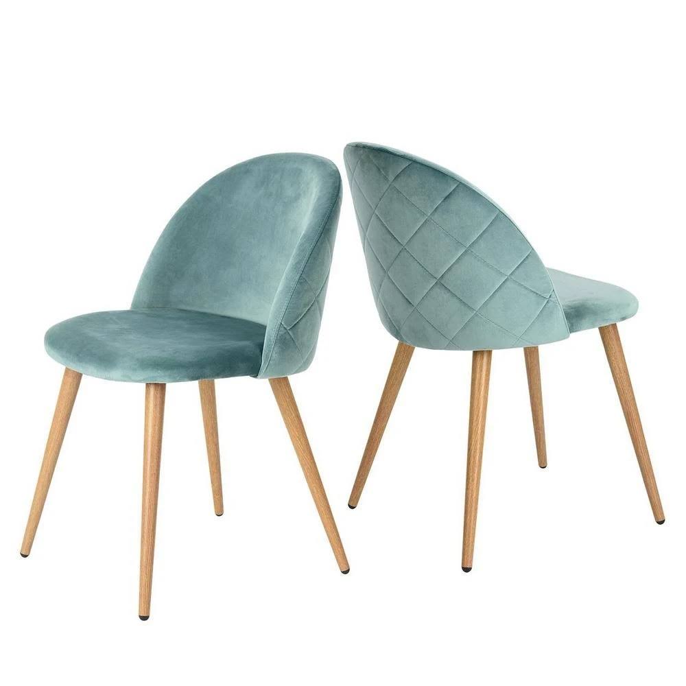 Green Velvet Dining Chair (Set of 2) A38387