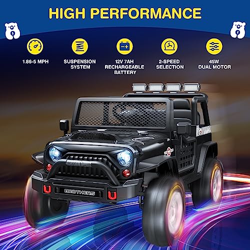 12V 2 Seater Ride On Car with Remote Control U4654