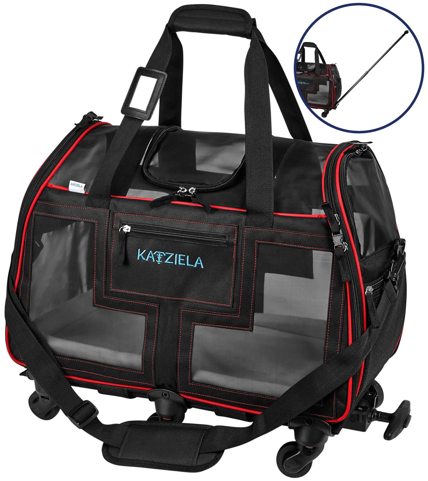 Red Airline Approved Pet Carrier K742811