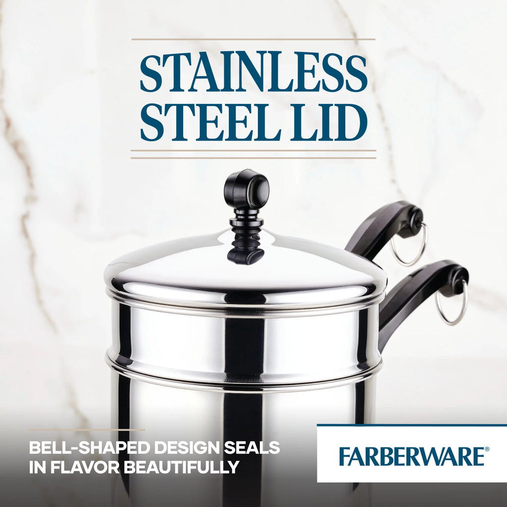 Stainless Steel Covered Saucepan 2 Qt H732