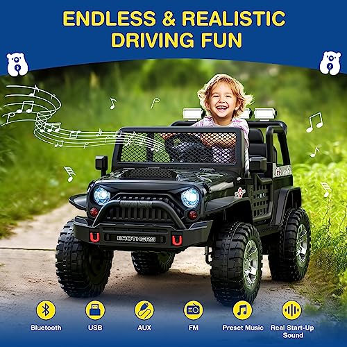 12V 2 Seater Ride On Car with Remote Control U4654