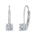 1/2 Carat Diamond Leverback Drop Earrings in 10K Gold Y759