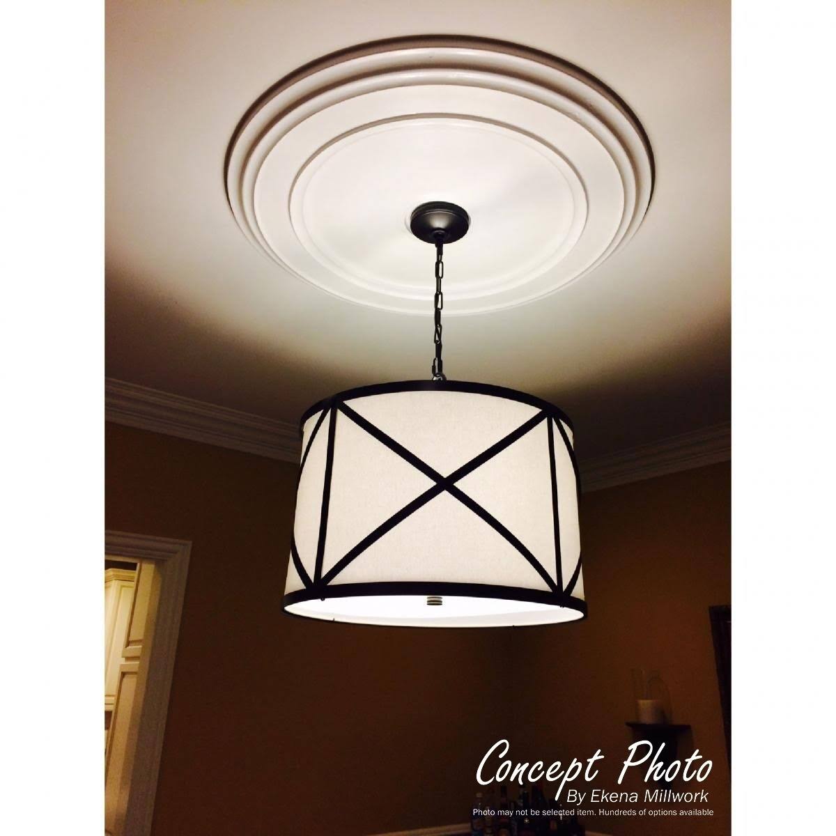 12 1/4x22OD x 4x22ID x 1 1/8x22P Ceiling Medallion R737084