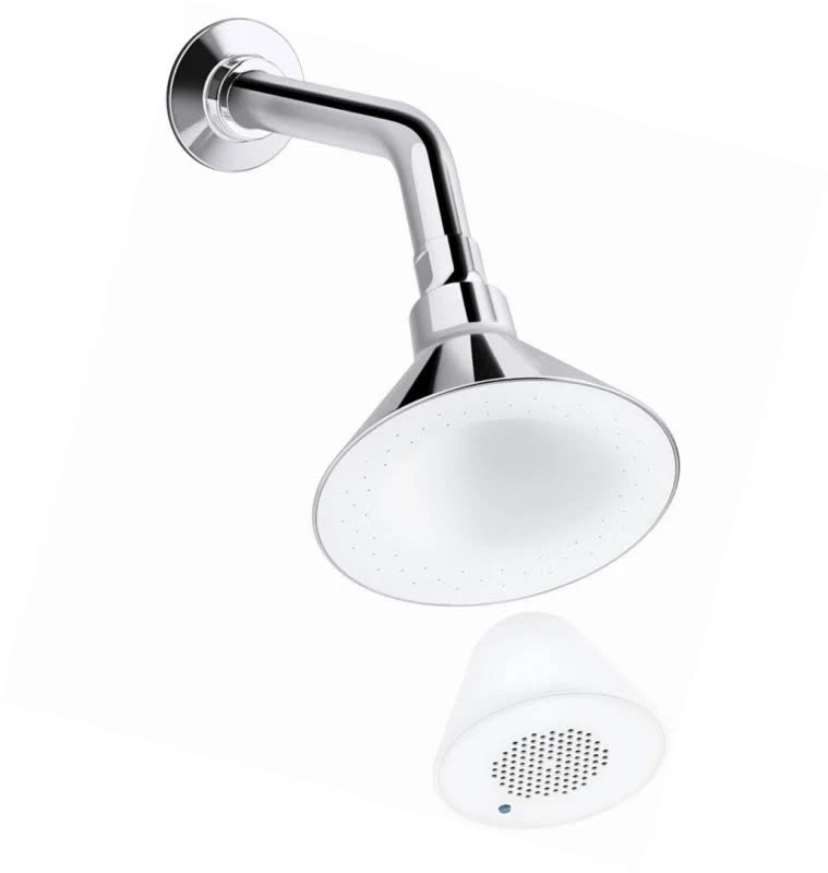 Oil Rubbed Bronze Single Function Showerhead with Wireless Speaker X735448