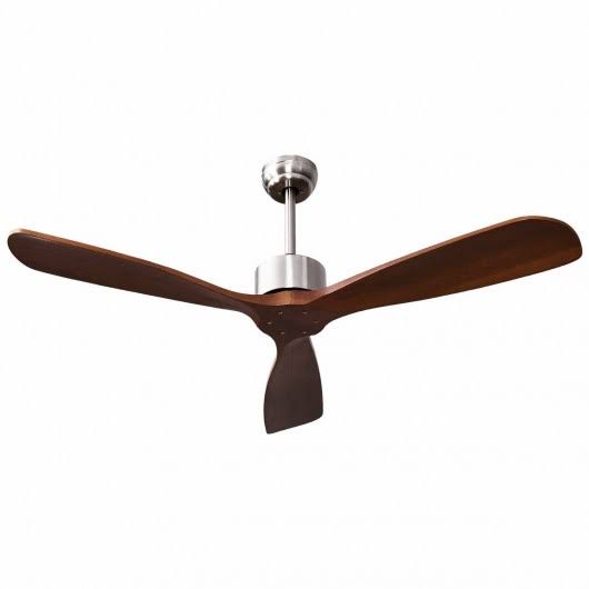 52x22 Brushed Nickel Finish Ceiling Fan with Remote Control Q81198